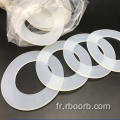 Fonde-ronde / joint à plat en silicone transparent